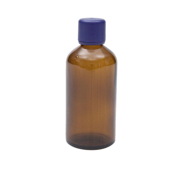 Braunglasflasche für 100ml mit Körperöl-Verschluss, 1St.