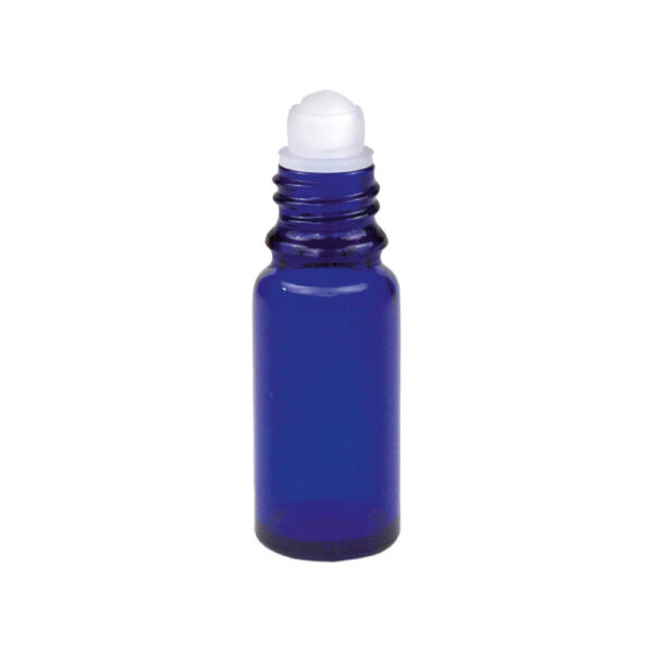 Blauglasflasche für 10ml mit RollOn-Verschluss, 1St.