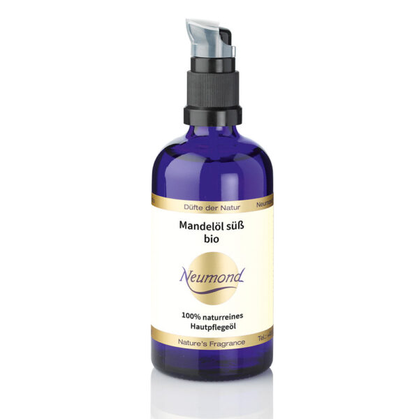 Mandelöl süß bio mit Dosierpumpe, 100ml