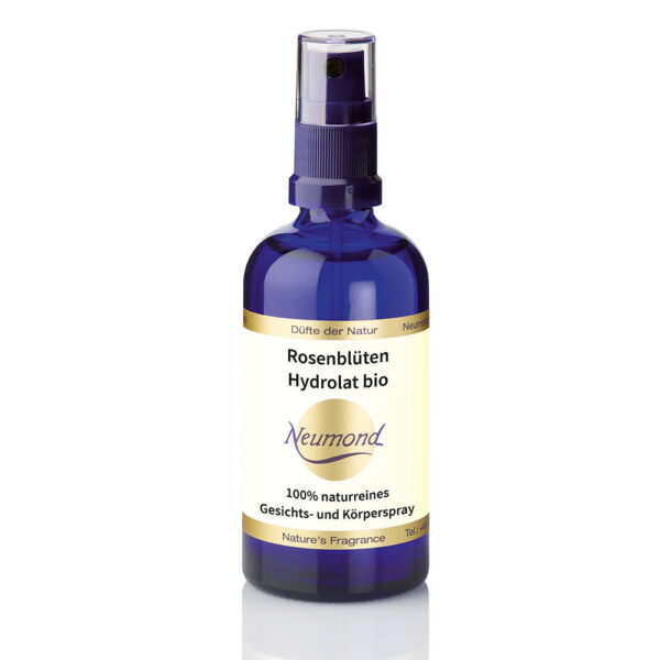 Rosenblüten Hydrolat bio Gesichts- u.  Körperspray, 100ml