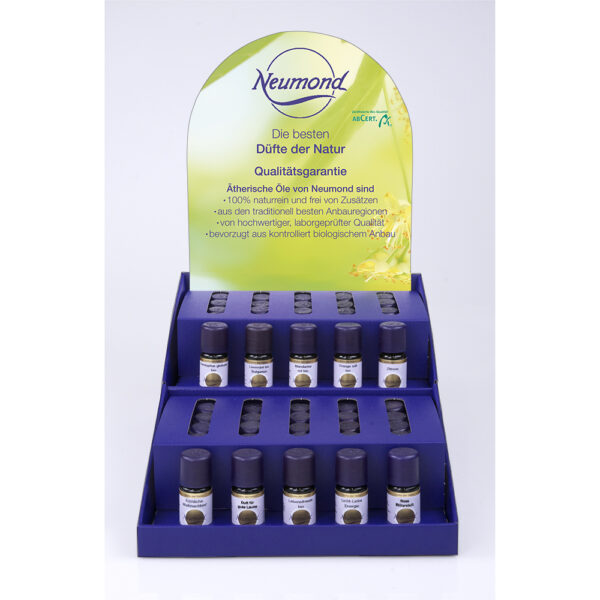 Theken-Display für 10 Sorten á 4 Düfte + 1 Tester, 1St.
