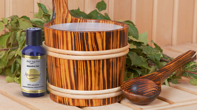 Aquaroma wird für Sauna verwendet