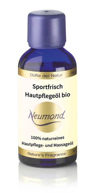 Sportfrisch Hautpflegeöl Produkt Fläschchen